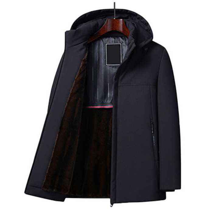 Bernd - Heren Thermo Parka met Dikke Capuchon