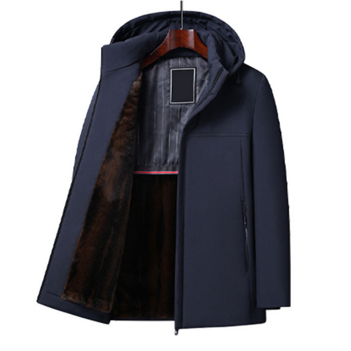 Bernd - Heren Thermo Parka met Dikke Capuchon