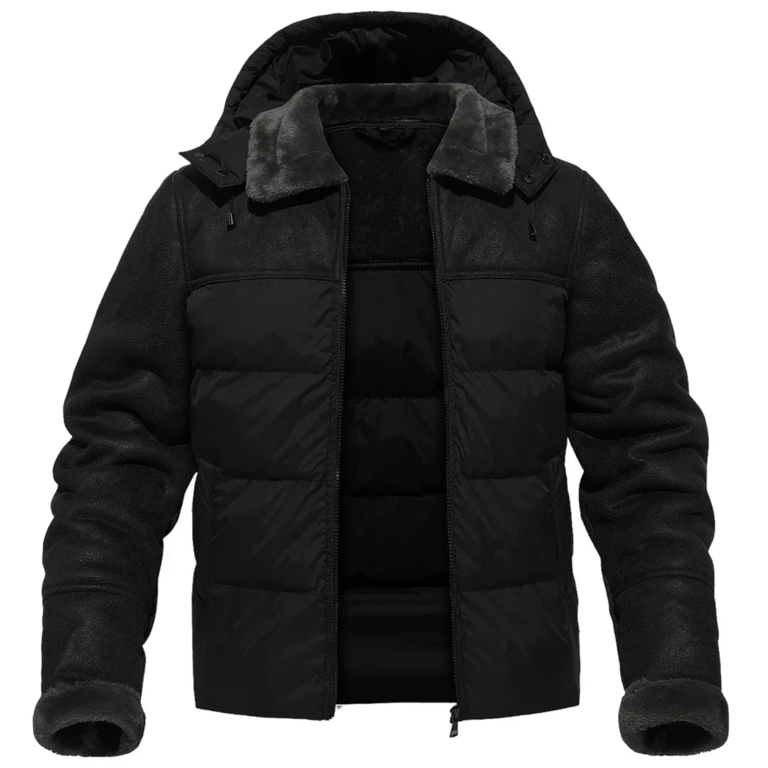 Dorian - Warme Sherpa-Puffer Winterjas voor Heren