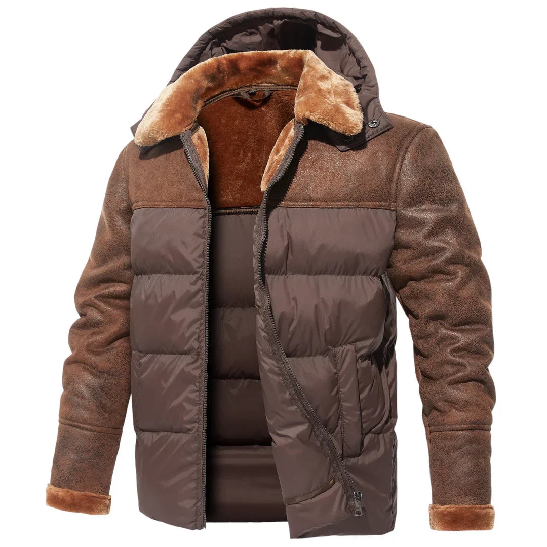 Dorian - Warme Sherpa-Puffer Winterjas voor Heren