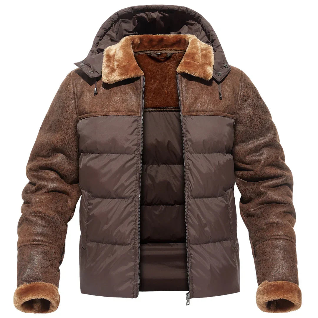 Dorian - Warme Sherpa-Puffer Winterjas voor Heren