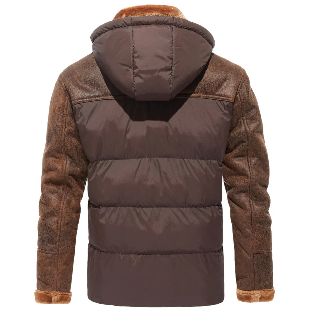 Dorian - Warme Sherpa-Puffer Winterjas voor Heren