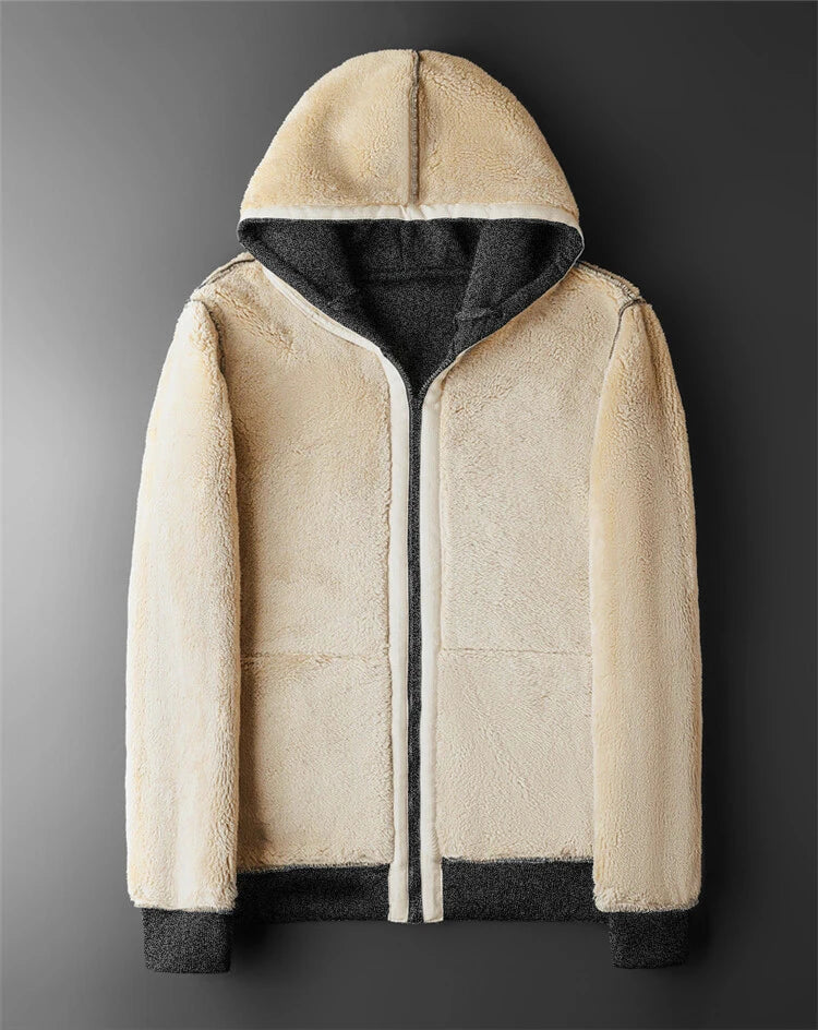 James | Warme Lamswol Hoodie voor de Koude Wintermaanden