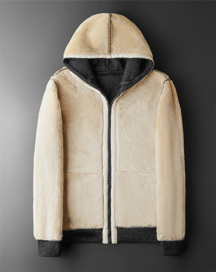James | Warme Lamswol Hoodie voor de Koude Wintermaanden