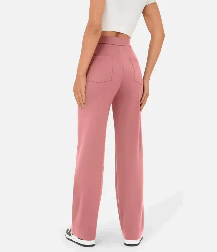 Zoe | High-waisted elastische casual broek