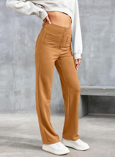 Zoe | High-waisted elastische casual broek