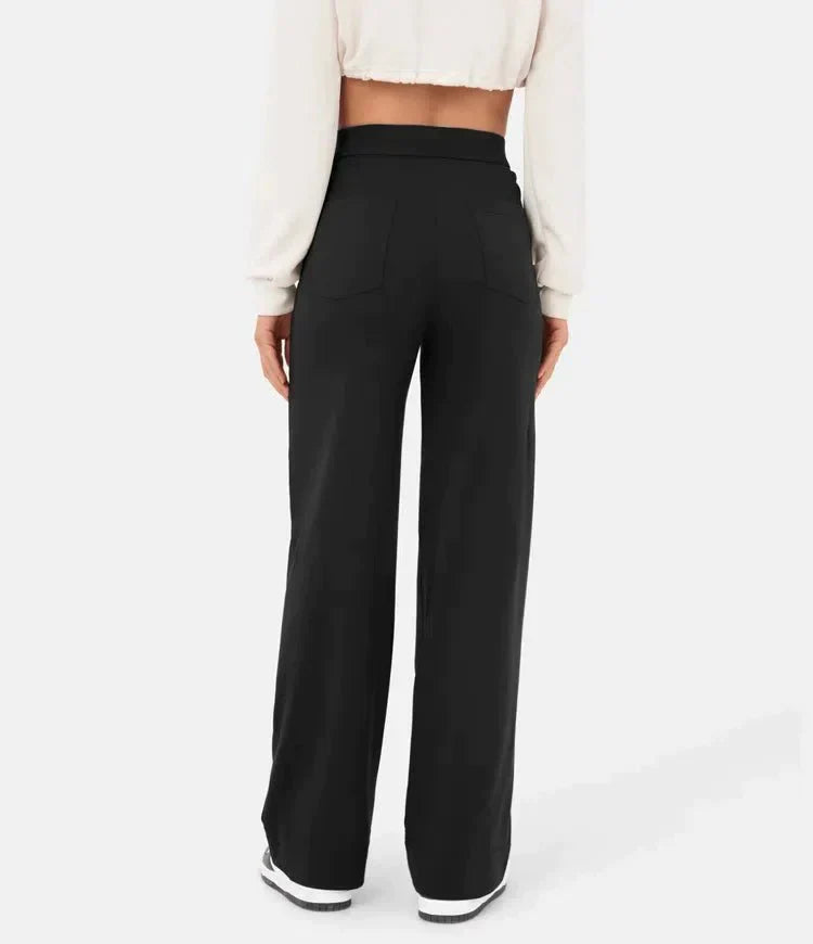 Zoe | High-waisted elastische casual broek